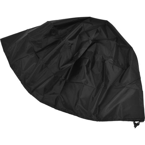 Schutzhülle für Terrassenofen, Feuerstellenabdeckung, wasser-, staub- und UV-beständig, schwarz 85x40 cm (210D), ideal für alle Jahreszeiten (1/5)