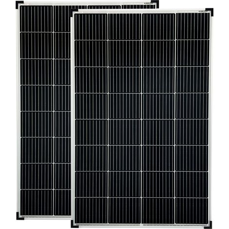 2x180 Watt Mono Solarmodule 10 Busbars 210mm Zellformat Solarpanele