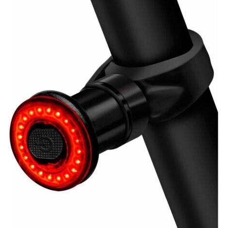 Pair Éclairage arrière de vélo, feu LED haute luminosité, rechargeable par USB, détection intelligente du freinage, 6 modes, étanche IPX6