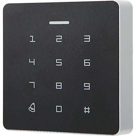Lecteur de carte RFID à mot de passe, contrôle d'accès de porte, contrôleur sans contact, clavier, carte d'identification du système (1/5)