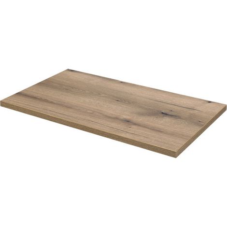 Plateau meuble sous vasque - 80 x 46 x 2,5 cm - Oak Coast Evoke - Livraison gratuite