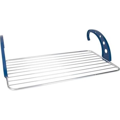 Etendoir à poser, Étendoir à linge suspendu simple pour balcon extérieur, 9x58x108 cm
