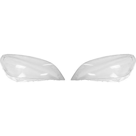 paire de caches de phares avant pour Volvo S60 V60 S60L 2009-2013, en verre transparent. (1/5)