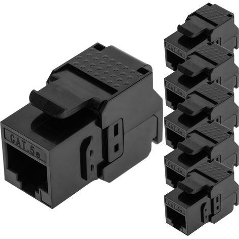 BeMatik - Keyston RJ45 femelle TB110 Cat.5e UTP pack de 6 unités (1/5)