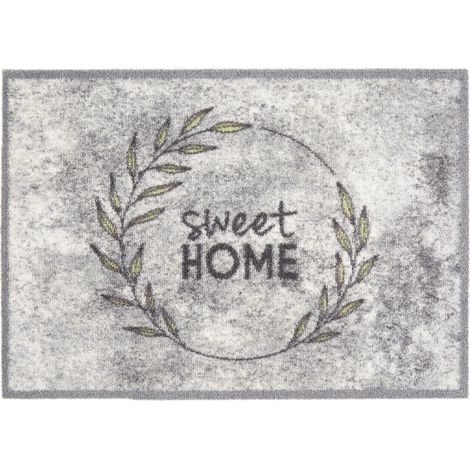 Paillasson extérieur et intérieur - 50 x 70 cm Couronne Sweet Home (1/4)