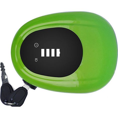 Grüne Frontleuchte für E-Bikes, wasserdichtes Gehäuse, kraftvoller Sound, helles Licht, IPX5 wasserdicht, Sicherheits-Scheinwerfer, leistungsstarke Beleuchtung für Nachtfahrten. (1/4)