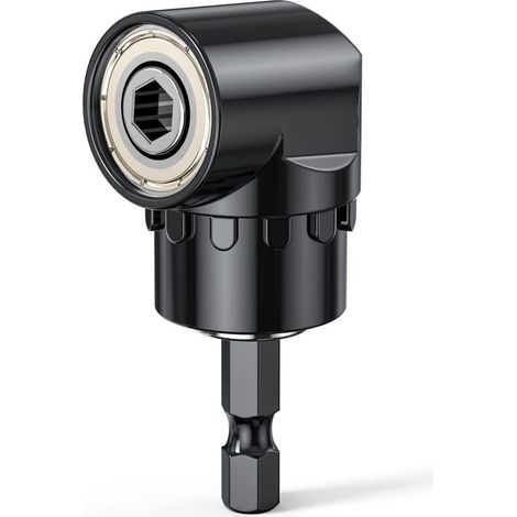 Tournevis multi-angles 105°, adapté aux tournevis sans fil, compatible avec les perceuses électriques correspondantes de 6,35 mm, etc.