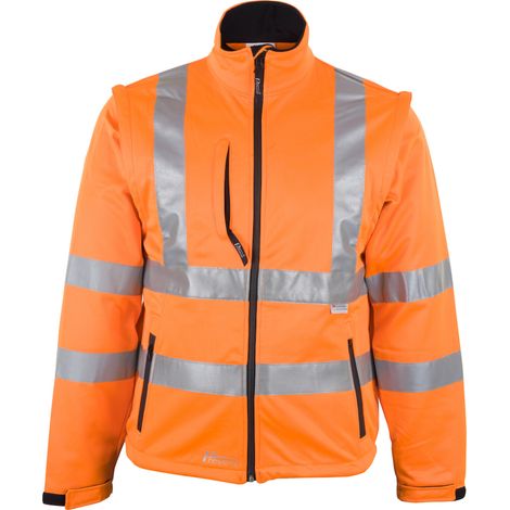 Warnschutz-Softshelljacke Größe XXL orange (1/5)