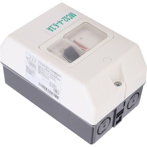 Disjoncteur de protection moteur ABS étanche IP55, convertisseur de charge 220V 380V, interrupteur automatique triphasé, boîtier robuste pour usage industriel. (1/5)