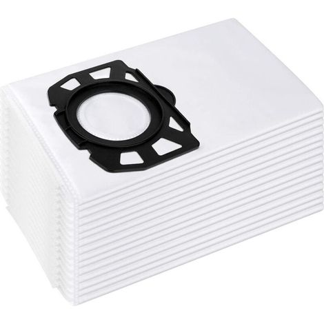 Packung mit 15 Fleece-Staubsaugerbeuteln für Kärcher 2.863-006.0 KFI 487, Ersatzbeutel WD4 WD5-AquaForge (1/5)
