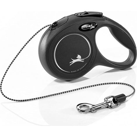 Flexi Classic X Small Black Cord 3m - 40086