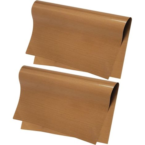 Tapis de Cuisson Anti-adhésif Réutilisable en Ptfe Double Face Lisse pour Moule à Gâteau, Lot de 2 Feuilles Résistant à Haute Température pour Pâtisserie'-'-