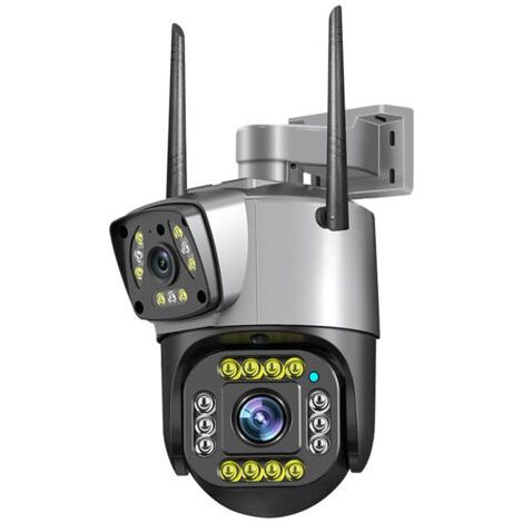 Caméra de Surveillance ,Caméra Surveillance WiFi Extérieure Caméra de surveillance sans fil WiFi à l'extérieur, étanche, avec vision nocturne HD