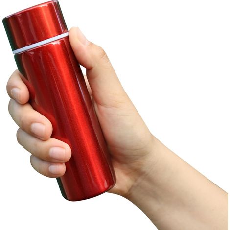 Simpatica mini bottiglia termica per caffè da 150 ml, di piccola capacità, portatile, in acciaio inossidabile, per i viaggi.
