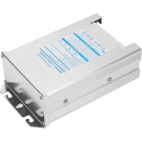 Alimentation à découpage étanche en alliage d'aluminium pour modules d'éclairage LED 200W (LHDV 5E 200 5V) (1/5)