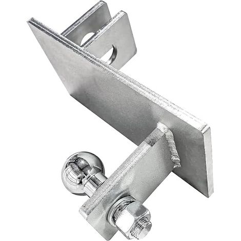 Trailer Hitch,Combined Trailer Hitch with Ball Diam 50mm to Maneuver Steel Tractor,Spherical Joint Trailer Arm for Welding (1/4)