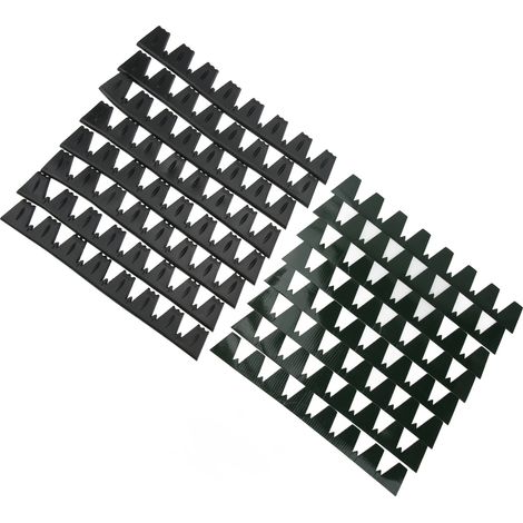 Lot de 8 protections anti-rayures pour pare-chocs avant, universelles et noires, compatibles avec toutes les voitures. (1/5)