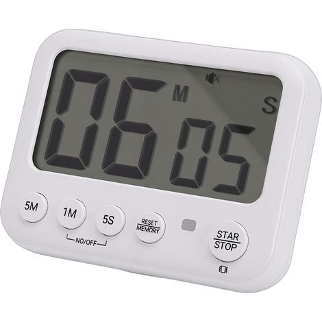 Minuteur magnétique numérique Asixxsix, compte à rebours de 99 (1/5)