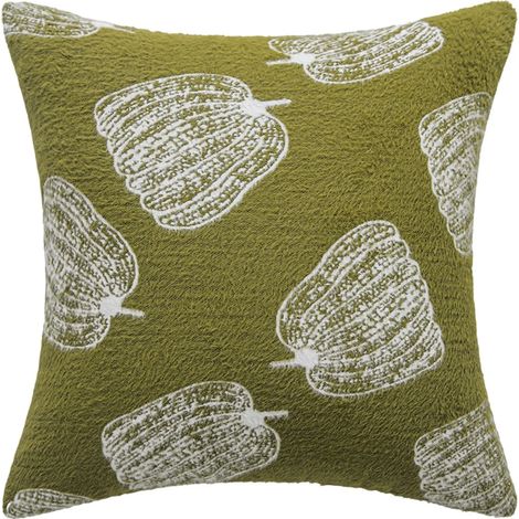 Coussins décoratifs d'automne YCLife pour canapé, 45 x 45 cm, en velours doux et peluche, motif citrouille, carrés, pour intérieur et extérieur. Coussins décoratifs pour canapé et salon, moins de 5 €, (1/5)