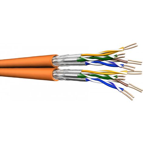 Draka Cat 7 Duplex Verlegekabel UC900 HS23 S/FTP PiMF, 100m