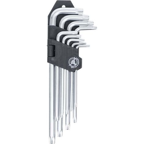 Juego de llaves Torx BGS Technic perfil en T 9 piezas acero (1/5)