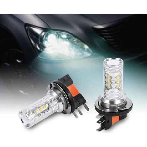 Lampe de voiture 2pcs HID Blanc 80W H15 LED Ampoules Lumières Lampe CYA11 (1/4)