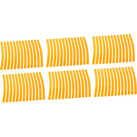 Set mit 10 DIY-Fahrradschutzaufklebern, stylisch, verschleiß- und kratzfest, für Kette und Rahmen (gelb). (1/5)
