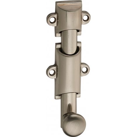 THIRARD - Verrou à plaquer pour fenêtre, à coulisse, 100mm, nickel satin - THIRARD (1/2)