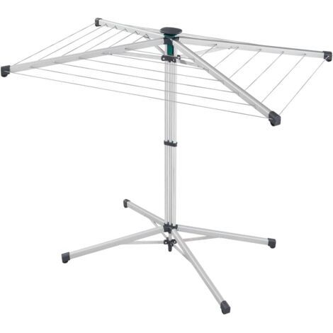 Séchoir parapluie sur pied 14m – Léger 3,6 kg – Installation facile – Quatre pieds antidérapants pour stabilité – Économie d'énergie (1/4)