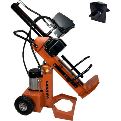 Sakawa – Fendeuse de bûches électrique 3 kW – Force de pression 15T – Longueur max de bûche 52 cm – Diamètre max 35 cm – Système à trois positions (1/5)