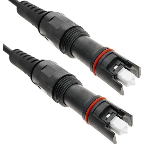 BeMatik - Bobine de fibre optique extérieure 50 m G657A2 5,0 mm HOPTIC Optitap SC/PC OS2 (1/5)