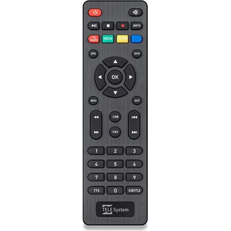 TELE System 58035006 mando a distancia IR inalámbrico Sintonizador de TV Botones