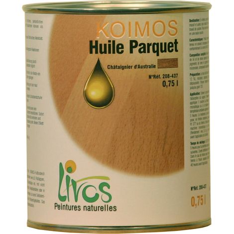 2.5L-noir-Huile parquet KOIMOS 1L/44m2 en 2 couches Livos (1/5)