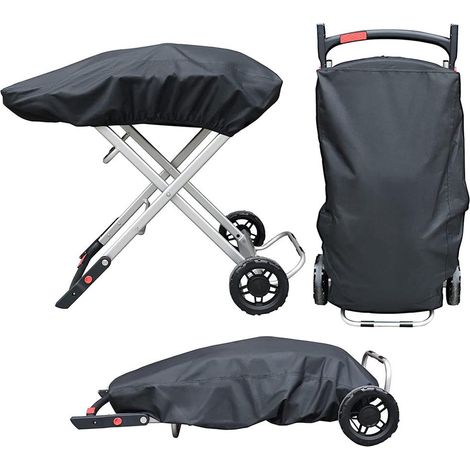 Housse imperméable pour barbecue à gaz avec ourlet ajustable et revêtement PVC