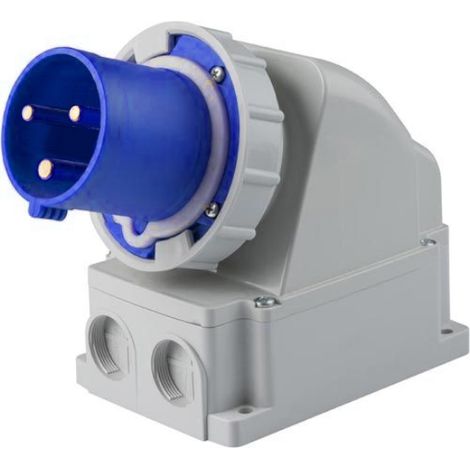 Spina industriale da parete, 230V, 2P+T, 63A, IP67 - Rosi 1001063 (1/3)