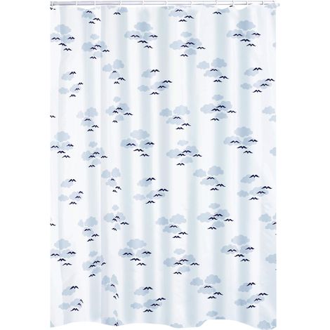 Ridder 464630-350 - Tenda Doccia 240 x 180 cm, con Occhielli, Colore: Blu (1/5)