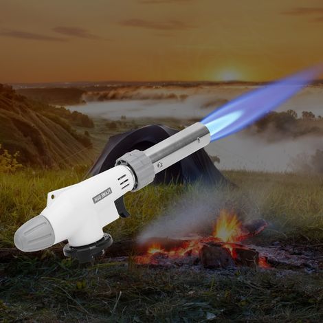 Tragbarer, einstellbarer Schweißbrenner mit elektronischer Zündung für Grillabende im Freien (1300 °C) (1/5)