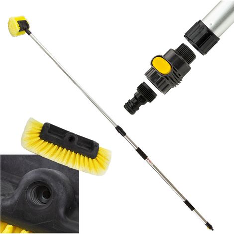 Teleskop Aluminium Autowaschbürste Auto LKW Waschbürste ausziehbar 135 - 250 cm (1/5)