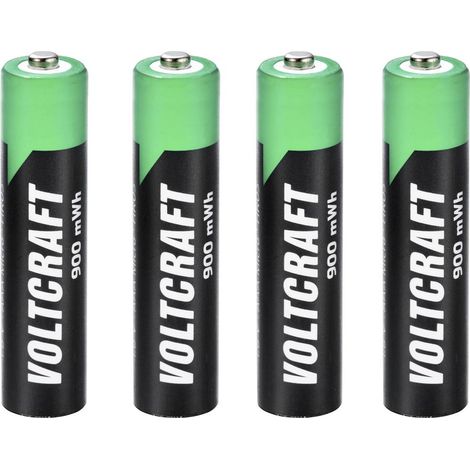 VOLTCRAFT HR03 Batteria ricaricabile Ministilo (AAA) NiZn 900 MWh/550 mAh,1.6 V,4 pz. (1/4)