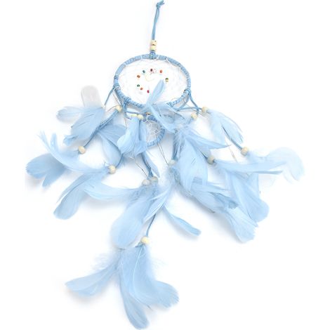 Attrape-rêves mural, pendentif attrape-rêves pour salon, chambre, dortoir, mariage, bleu (1/5)