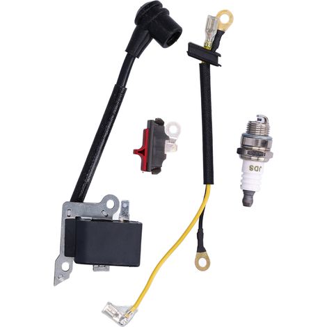 Bobine d'allumage haute tension avec interrupteur de coupure de flamme intégré, compatible avec Craftsman 358 (1/5)