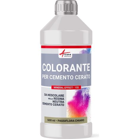COLORANTE PER CEMENTO CERATO MINERAL EFFECT - 155 - 500 ml Passiflora Chiaro - ARCANE INDUSTRIES