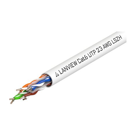 Cable de red Lanview LVN122112 blanco de 305 m Cat6 U/UTP (UTP) (1/3)