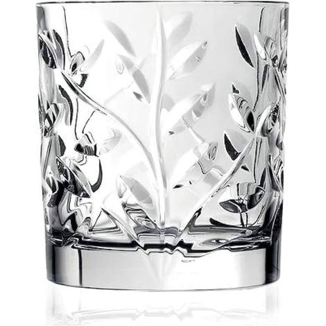 RCR Cristalleria Italiana S.p.a. Linea Laurus  Bicchieri da Acqua in Vetro Moderni Set 6 Bicchieri di Cristallo da 33 Cl (1/2)