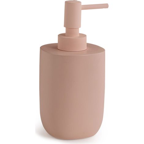 Dispenser Sapone Da Appoggio Rosa Opaco In Resina Yucca