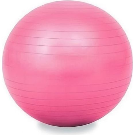 Ce ballon de gym/yoga épais mesure 65 cm de long, est rose et est fourni avec une pompe à air. Il peut être utilisé à la maison, au bureau et à la salle de sport.