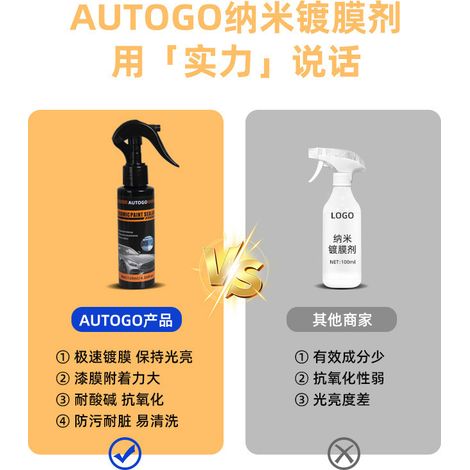 Nano Crystal Coating Agent for Car Paint - Anti-fouling Spray, Brightening, Water-repellent, Anti-fouling, Dust-proofing, Polishing, and Sealing Liquid - Nano Coating Agent 120ml Set -- BIEMMEDUE (1/4)