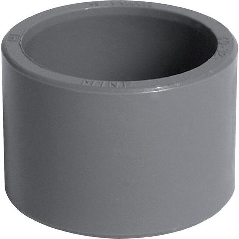 Nicoll – Réduction extérieure excentrée mâle-femelle – PVC gris – Ø 40/32 mm – Emboîtement facile – Résiste aux chocs