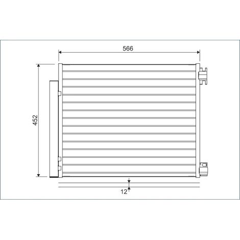 Condenseur, climatisation Valeo 822569 RENAULT 921001829R 921002969R 921004063R