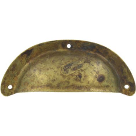 MANIGLIA OTTONE 15122 77X31 MM ANTICATO Q.TA 25